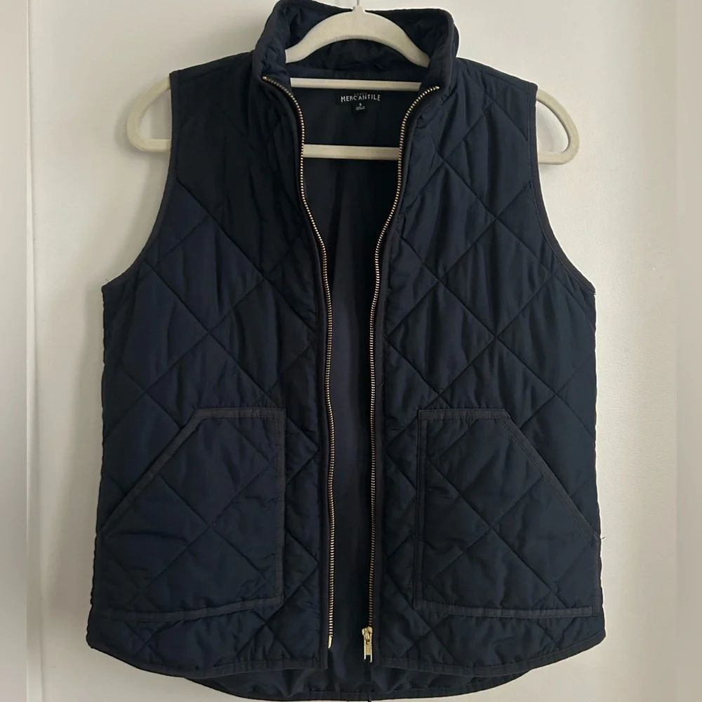 J. Crew Navy Vest - S - Picture 3 of 7